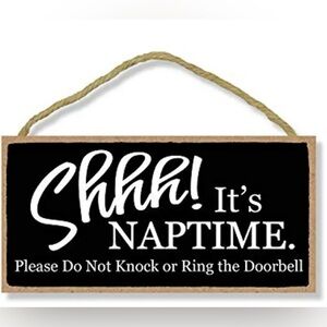SHHHH ITS NAP TIME SIGN